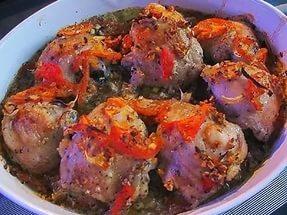 запеченная курица